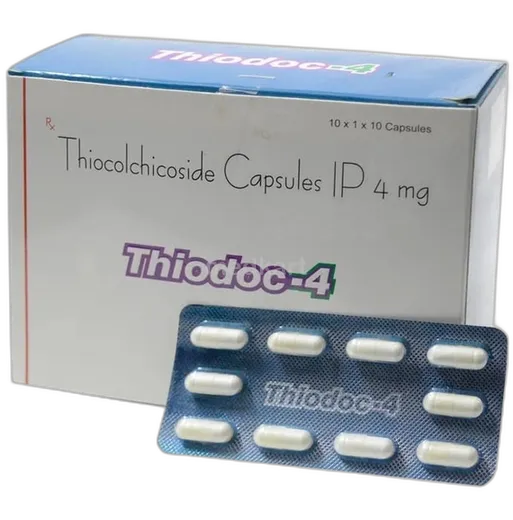 thiodoc 4mg tablet 10's